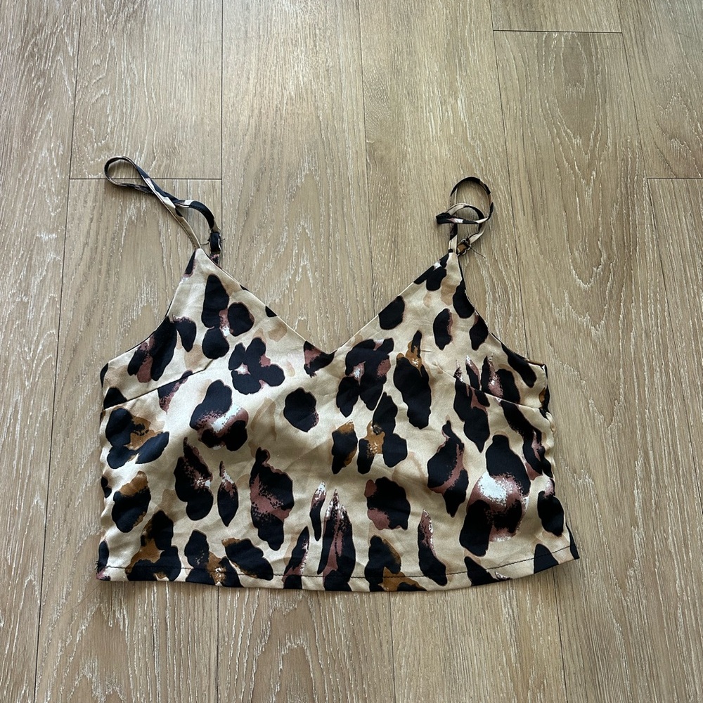 Small cami leopard print